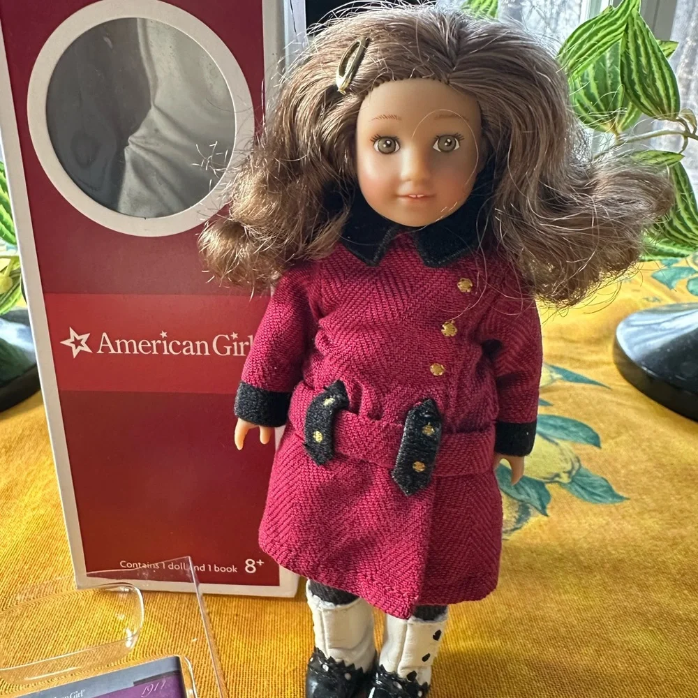Vintage American Girl Mini Rebecca Doll 6” With Box Book Retired NWT
